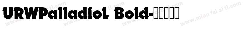 URWPalladioL Bold字体转换